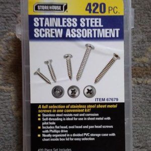 Stainless Steel Screw Package